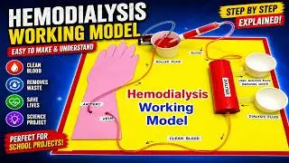 hemodialysis working model - science project for exhibition - diy - biology model | DIY pandit