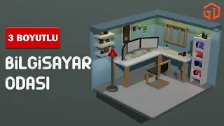 Bilgisayar Odası Modelleme | Blender 3.1 | Barış Açıkgöz