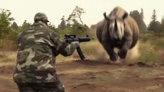 Hunter vs 3000lb Rhino