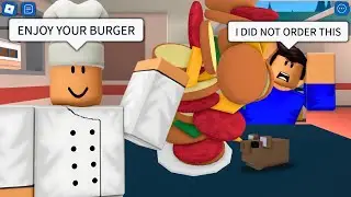 ROBLOX Cook Burgers FUNNY MOMENTS (MEMES) #3