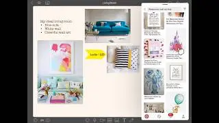 NoteLedge iPad Tutorial - Add Images from Pinterest to notes