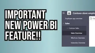 Most Important NEW Power BI Feature of the Year!
