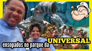 SOCORRO! Ficamos ENSOPADOS no parque da UNIVERSAL! #islandsofadventure