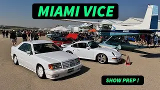 BUFFING & CERAMIC COATING THE AMG & ATTENDING THE ZUFFENGRUPPE 7 CAR & PLANE SHOW !!