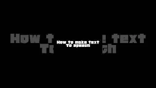 How to make text to speech | Tech'S Nook| 