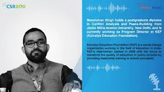 Education Leader Series | Manmohan Singh, Co-Founder and Director-KEF & Director-Piramal Foundation