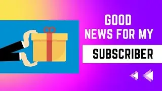 Good News For my subscriber | Stock Market For Beginner