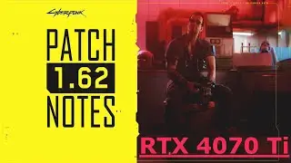 Cyberpunk 2077 - 1.62 - RTX 4070 Ti - RT ON - MAX SETTINGS - BENCHMARK - 60 FPS RAPTOR LAKE 13700K