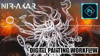 GODDESS KALI-DIGITAL PAINTING WORKFLOW | PART 1