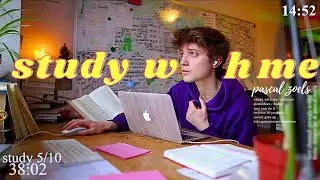 LIVE | 12-HOUR study with me 📚🌧 rain sounds & pomodoro timer 60 & 10