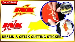 Cara Desain Cutting Sticker dan Cetak Sticker Dengan CorelDraw - Tutorial CorelDraw