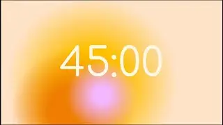 Orange Aura 45 Minute Timer