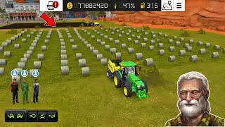 Fs 18 Makeing Unlimited Round Roll Bales ! 3 Player in Fs18 | Farming Simulator 18 Timelapse 