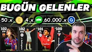 BUGÜN GELENLER 🔥 102 PUYOL , 102 BELLİNGHAM 😲 PAKETLER & OYUNCULAR ( eFootball 2024 Mobile )