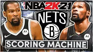 KEVIN DURANT EXACT BUILD 2K21 NEXT GEN! | BEST ISO SCORING BUILD IN NBA2K21!