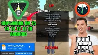 GTA San Andreas Cheat Mod Android 15 | 100% Working 2026 🔥