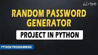 Python Random Password Generator | Python Password Generator | Python Tutorial | 