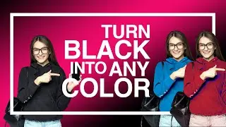 Turn Black into Any Color in Photoshop | Photoshop 2021