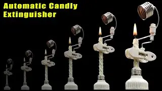Automatic candle extinguisher
