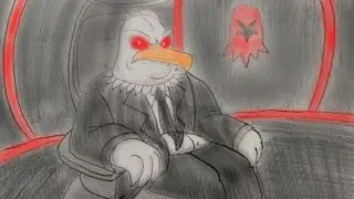 Menacingly Sitting