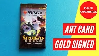 Signed Art Card - Strixhaven Booster Pack Opening 31 