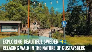 Exploring the Beauty of Sweden 🇸🇪: Relaxing walk in the Nature of Gustavsberg, Stockholm | 4K 50fps