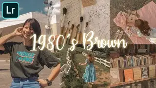 1980's Brown Preset | Free Lightroom Mobile Presets Free DNG | LR Editing Tutorial
