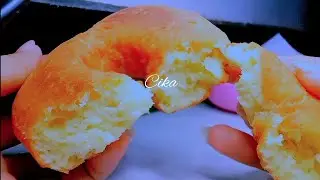 For 1 large size donut or for 2 medium size donuts , Make donut dough