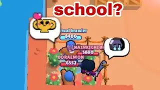 cheese in school | Trapping in new community map | virtual brawler | brawl stars