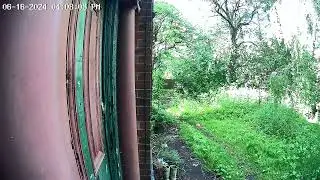 hooligan kids vandals try to smash house window and kick down door