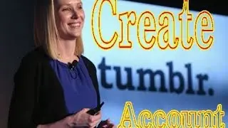 how to create account on tumbler
