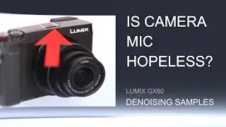 Premiere Pro Adaptive Denoiser vs Effective Denoiser - Camera Mic Noise Reduction - Lumix GX80