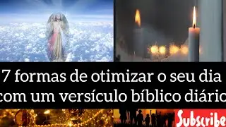 7 formas de otimizar o seu dia com um versículo bíblico diário [Potuguese] #jesus #bible #gospel