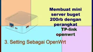 Mini Server dengan Openwrt part  3. Setting Openwrt