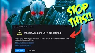 How to STOP frequent CRASHES in CYBERPUNK 2077 VR with AER2.0