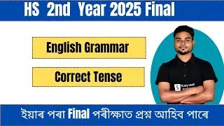 Correct Tense For Hs 2nd Year 2025