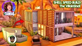 🌈💕 SHELL SPEED BUILD : The 'VillainShell' by  @Nardvillain  🤘@TheSims  NO CC - NO TALK