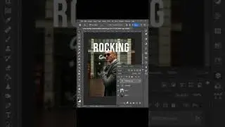 How to Create Magazine Cover Text Style In Photoshop - #shorts #youtubeshorts #photoshop