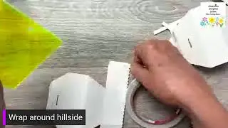 Platform Pop-up card with the new Hillside Wrap Around