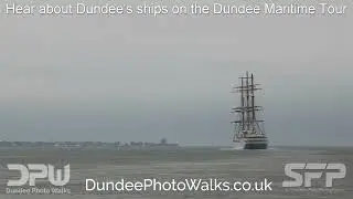 Sea Cloud Spirit departing Dundee 26th June 2024