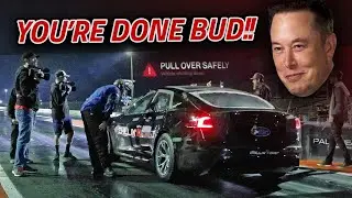 PULL OVER SAFELY!? Tesla Plaid World Record Attempt – Sick Week Day 5
