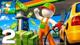 Gas Station: Idle Simulator - Gameplay Walkthrough Part 2 - Managing Gas Station (Android, iOS)