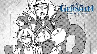 Itto the Scaredy Cat [Genshin Impact] | Comic Dub