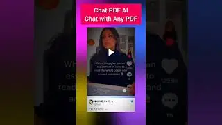 Chat PDF AI can Help you to chat with any PDF Using AI #chatpdf #ai #aitools #technology