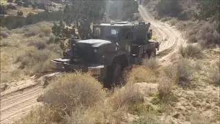 M816 wrecker can't get up a hill.  You won't believe what happens next!
