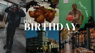 Pre-Birthday Weekend | Surprise Birthday Party, Playoff Game, New Haircut, and MORE