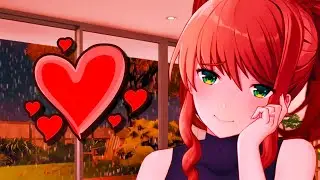 Kissing Monika on the Cheek | 