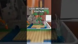 LEGO MOTORIZED FOUTAIN #lego #pump #waterpump #tclego #foutain