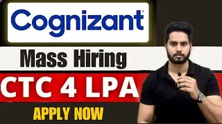 Cognizant Off Campus Hiring | 4 LPA Salary