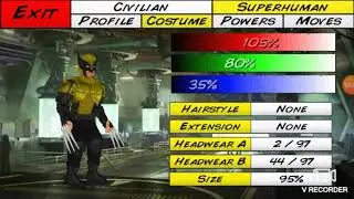 How to create wolverine on super City